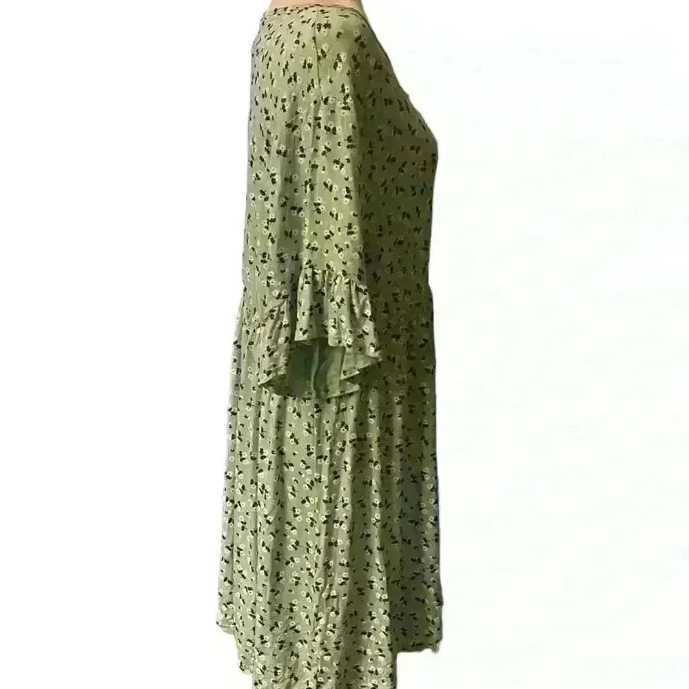 NWT BOOHOO PLUS UK Floral Smock Dress Plus Size 18​ - Picture 3 of 7